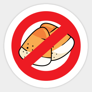 Ban Candy Corn Sticker